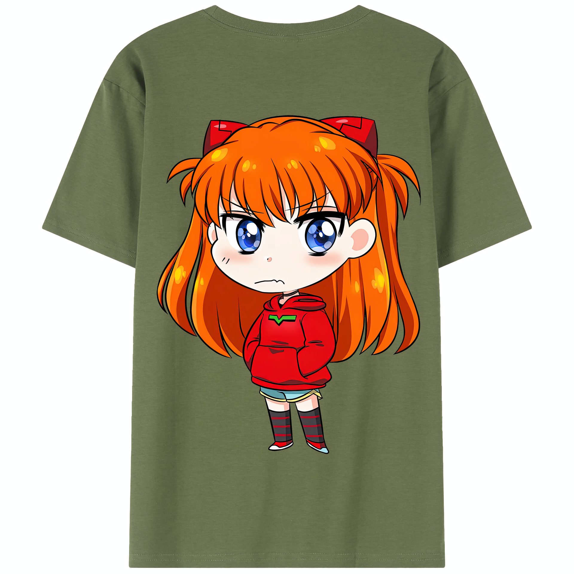 （画像用） EVA 新世紀エヴァンゲリオン 綿100％半袖Tシャツ（背面プリント）